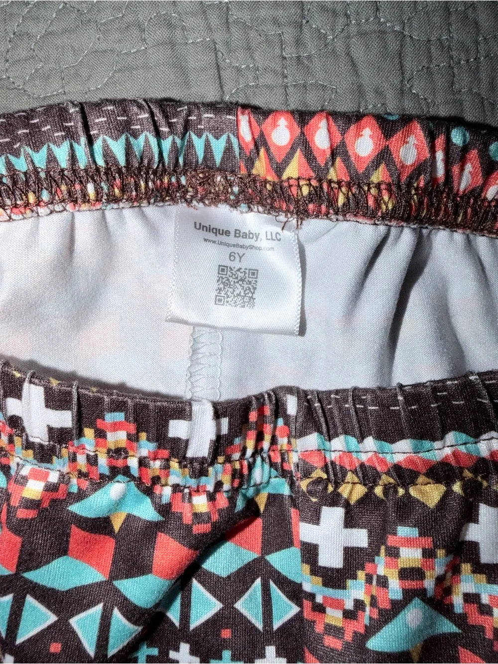 Girls Brown Turkey Tunic with Patterned Leggings & Scarf